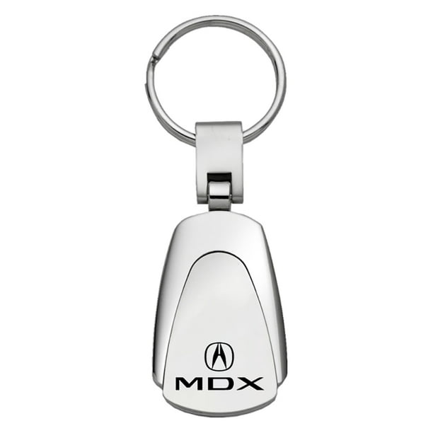 Acura MDX Black Tear Drop Metal Key Ring